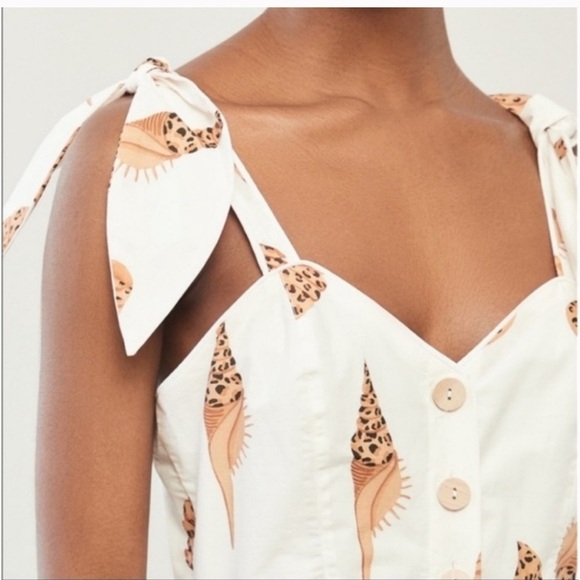 Farm Rio Seashell Print Dress sz XS - Picture 2 of 6